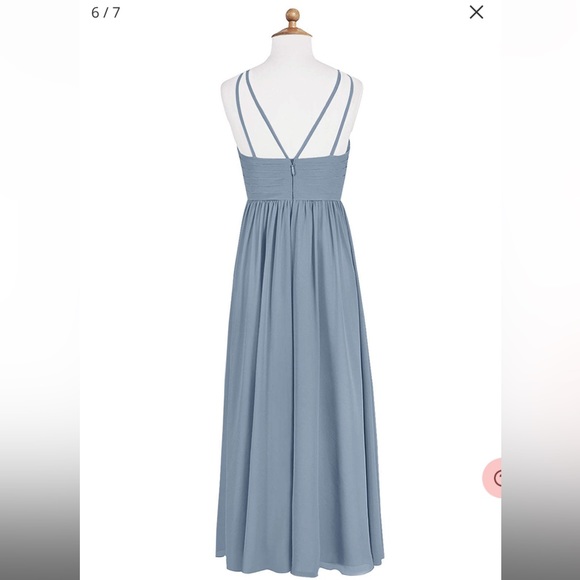 NWT- Azazie Leighton JBD (Size J14)- Color: Neptune - Picture 10 of 13